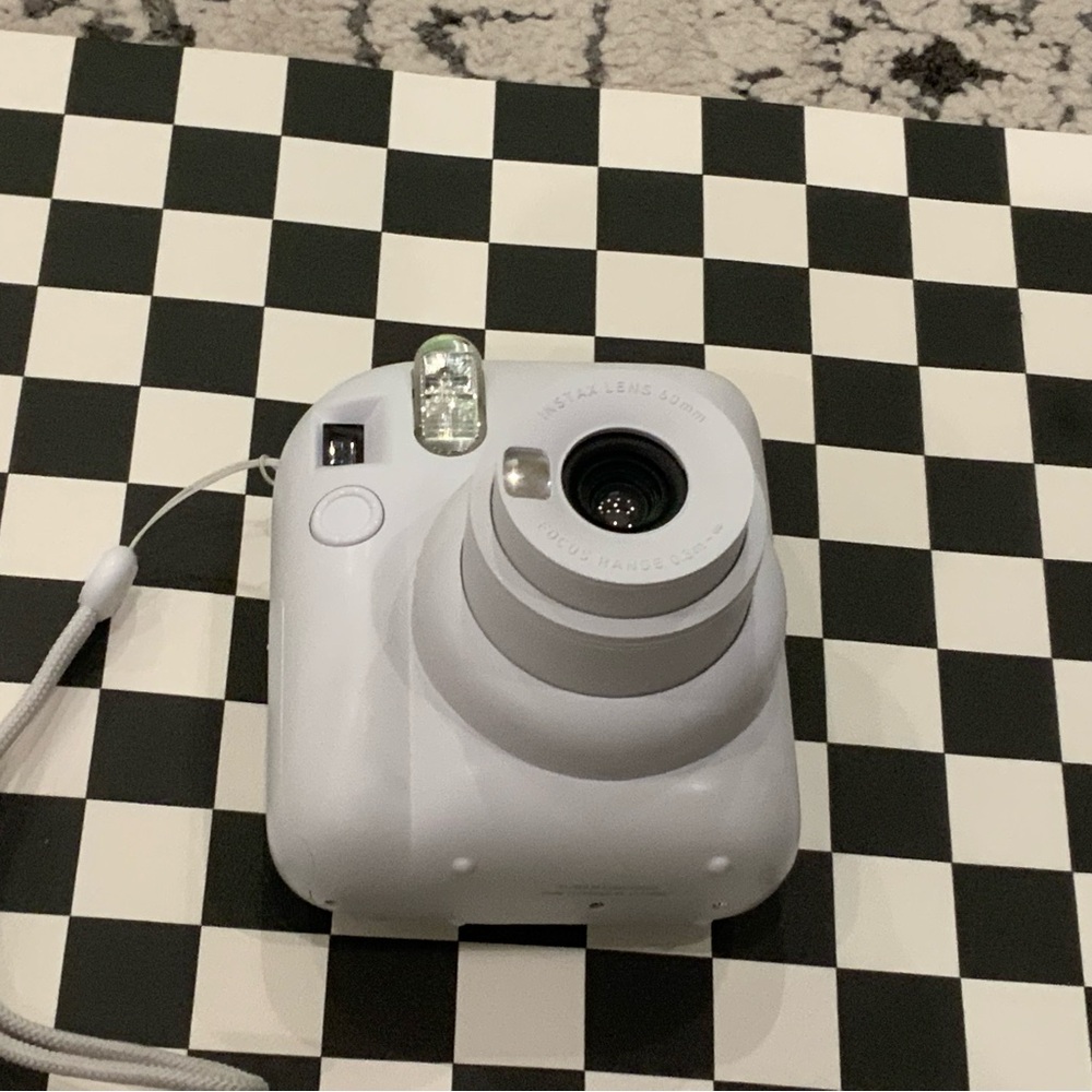 Instax mini 12 camera- White with case